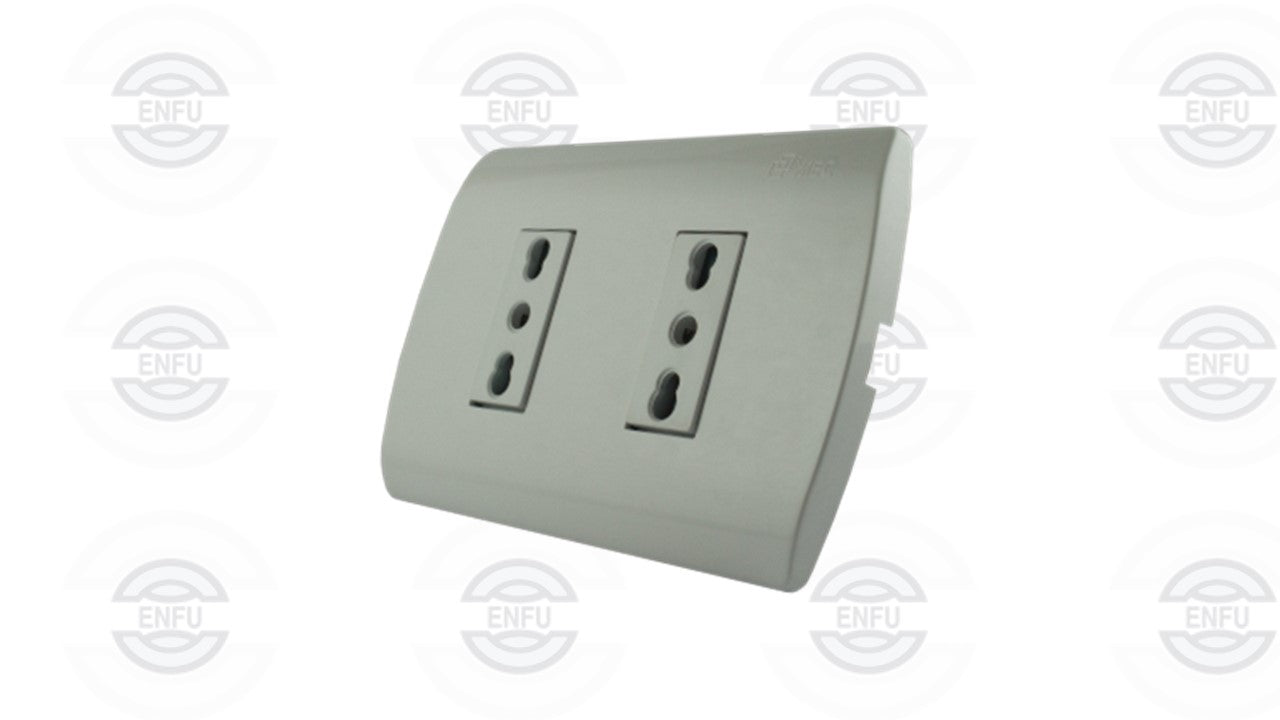 Ench.Doble Emb Bco 10/16A Mec 0509 - Materiales de Construcción Jurmaq Molina