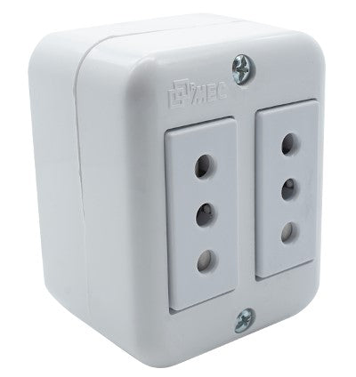 Ench.Doble S P Blanco 10A Mec 0542 - Materiales de Construcción Jurmaq Molina