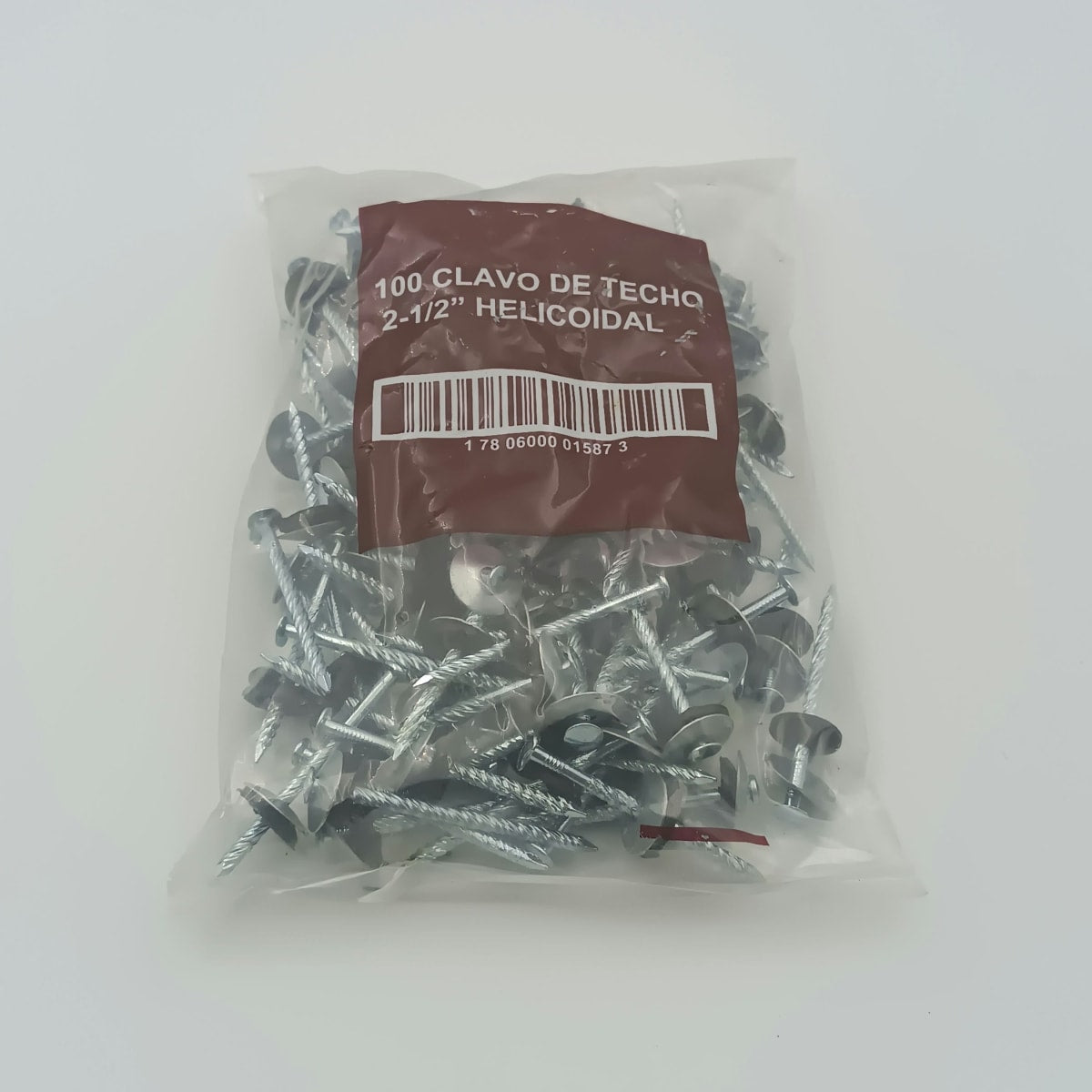 Clavo Para Techo Helicodal 2 1 /2" - Materiales de Construcción Jurmaq Molina