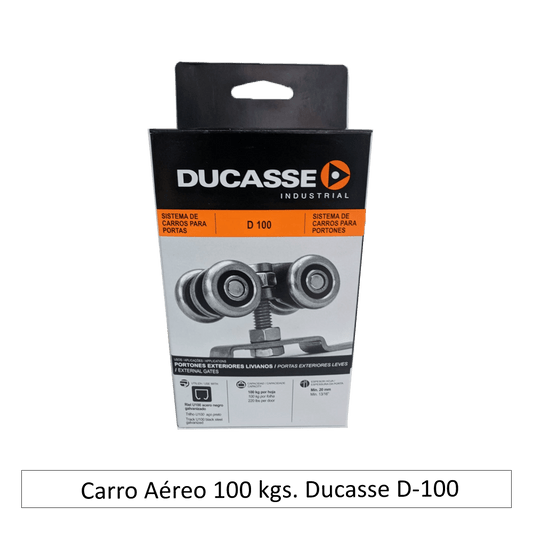 Carros Aereo Doble Diámetro 100 Ducasse Par - Materiales de Construcción Jurmaq Molina