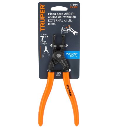 Pinza Saca Seguro Truper - Materiales de Construcción Jurmaq Molina