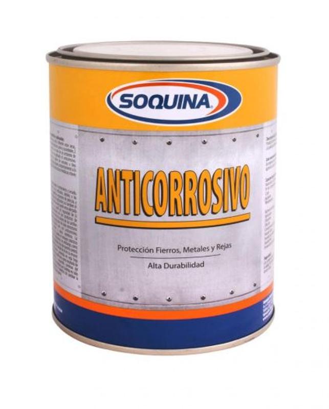 Anticorrosivo Gris Perla 1/4 Galón Soquina - Materiales de Construcción Jurmaq Molina
