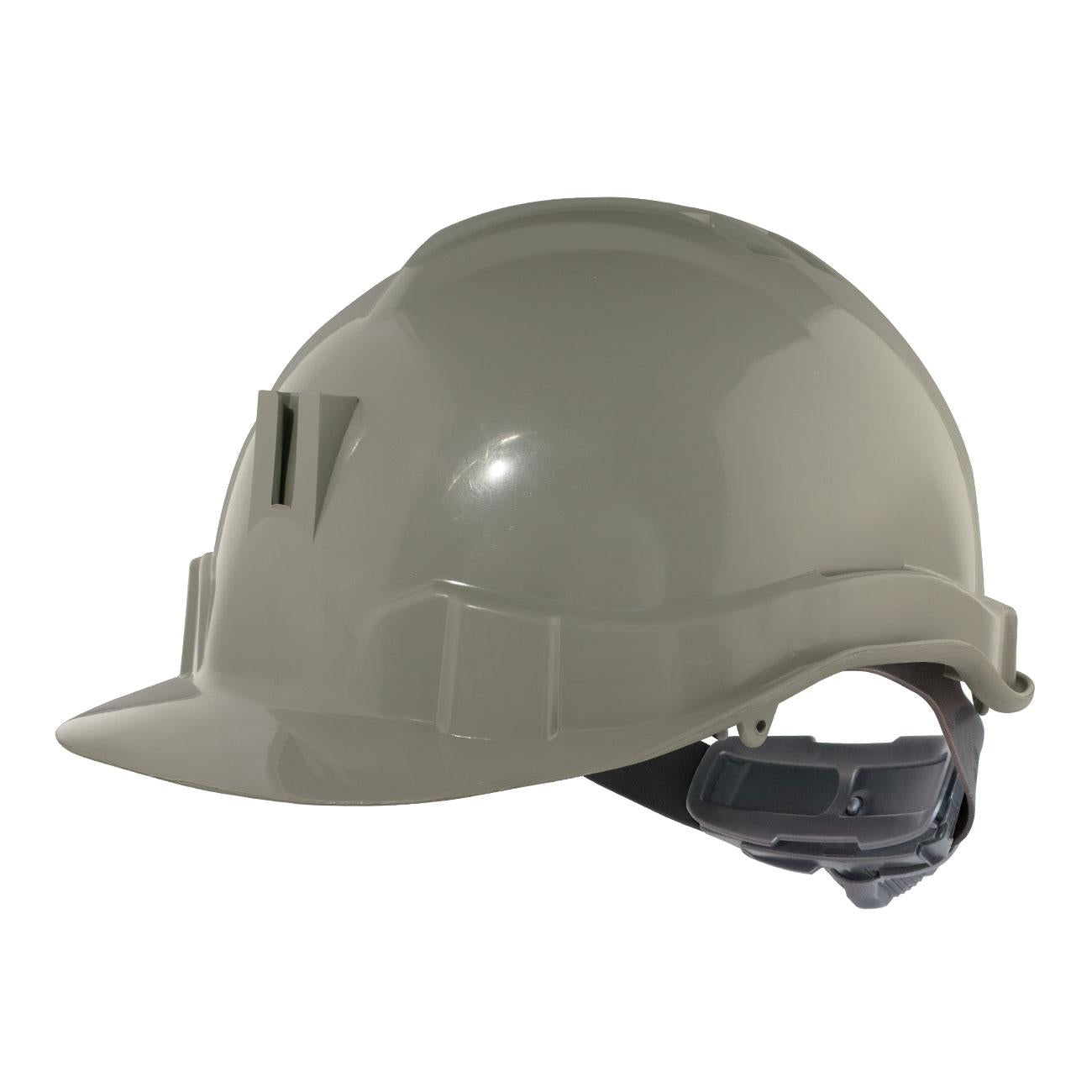 Casco Con Arnes Plastico Gris - Materiales de Construcción Jurmaq Molina