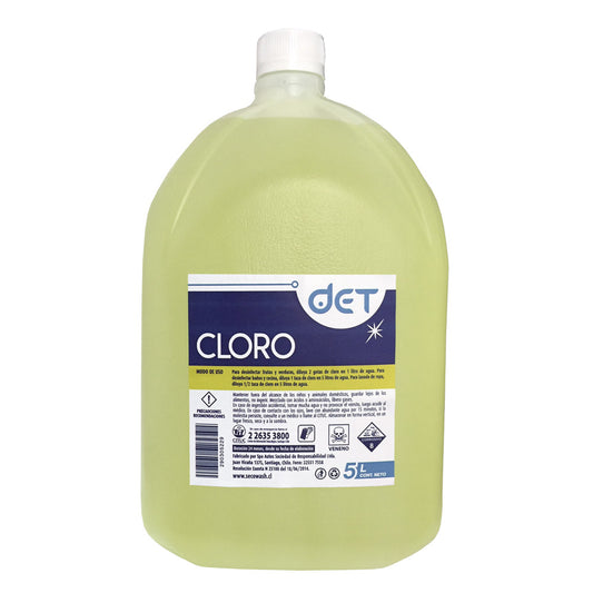 Cloro Liquido Bidon 5 Litro - Materiales de Construcción Jurmaq Molina