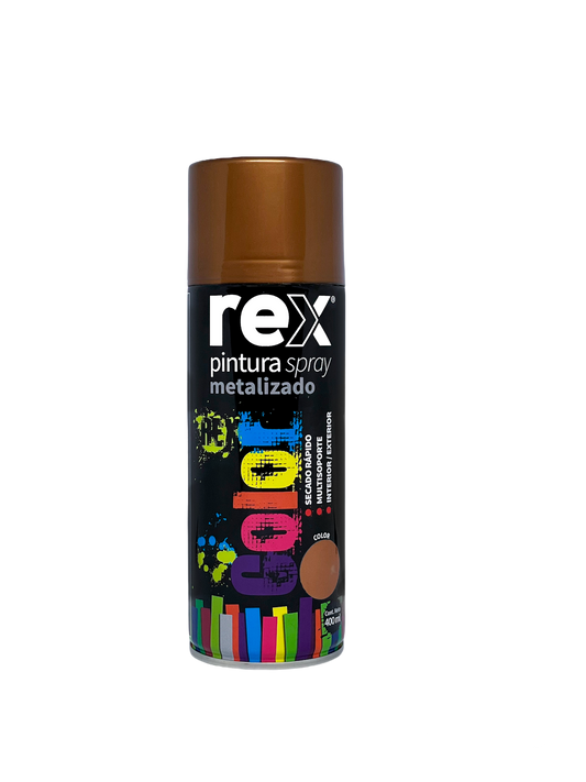 Spray Rex Metalico Cobre - Materiales de Construcción Jurmaq Molina