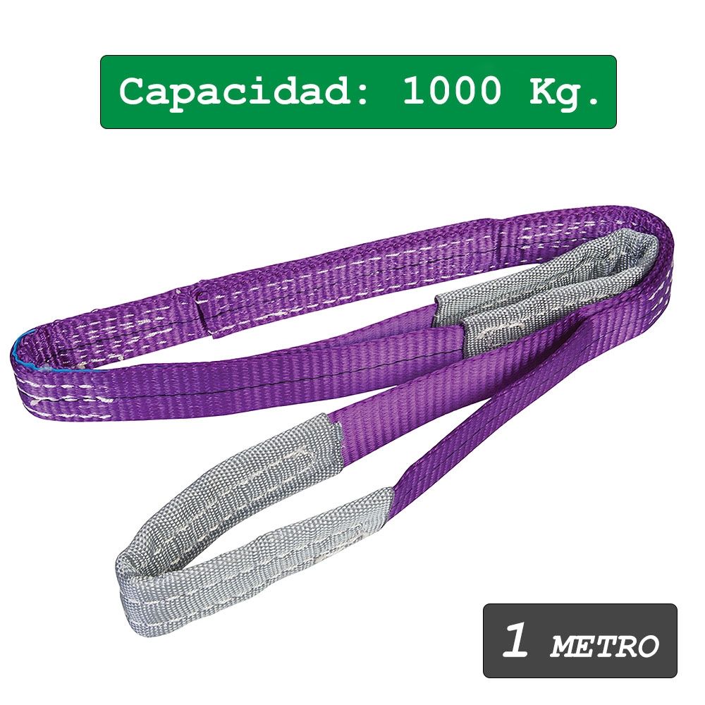 Eslinga 1"X4,5 Metros (Set 2) Ferretools - Materiales de Construcción Jurmaq Molina