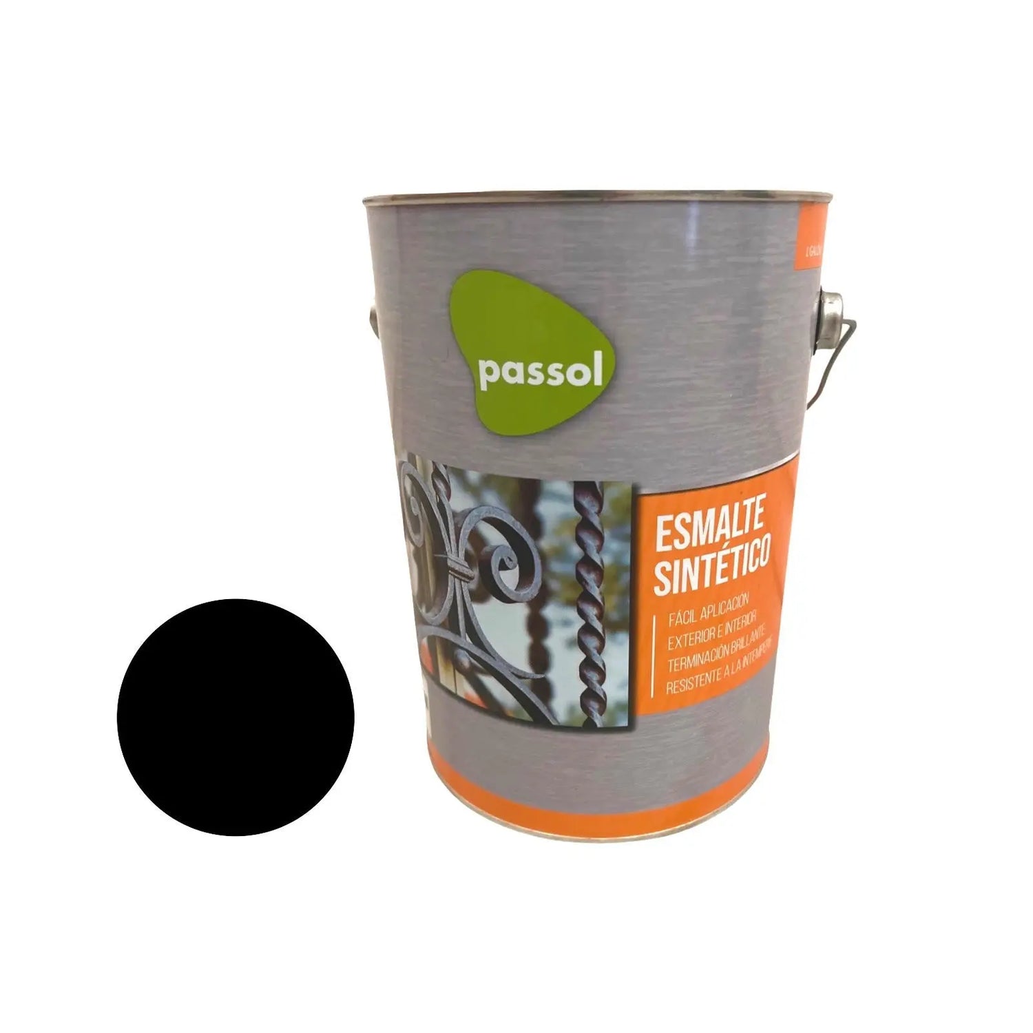 Esmalte Sintetico Negro Galón Passol - Materiales de Construcción Jurmaq Molina