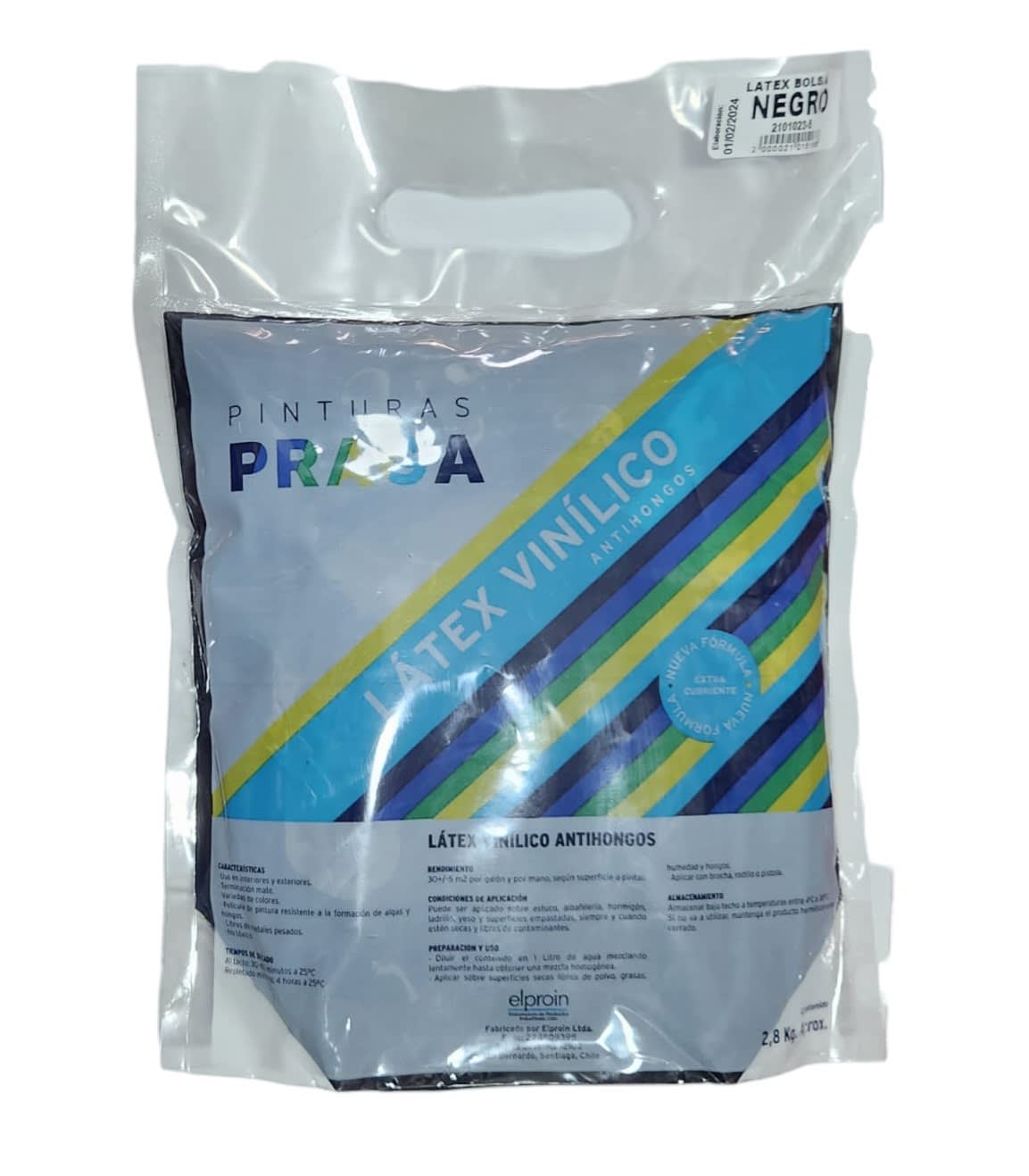 Latex Bolsa Negro Praga - Materiales de Construcción Jurmaq Molina