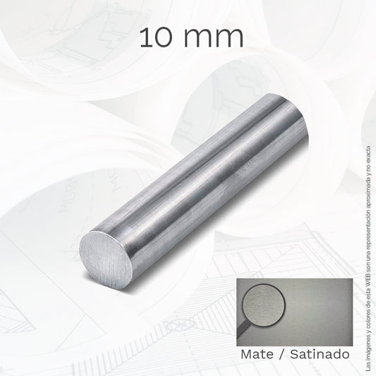 Perfil Redondo Macizo 10 mm X 6 mt - Materiales de Construcción Jurmaq Molina