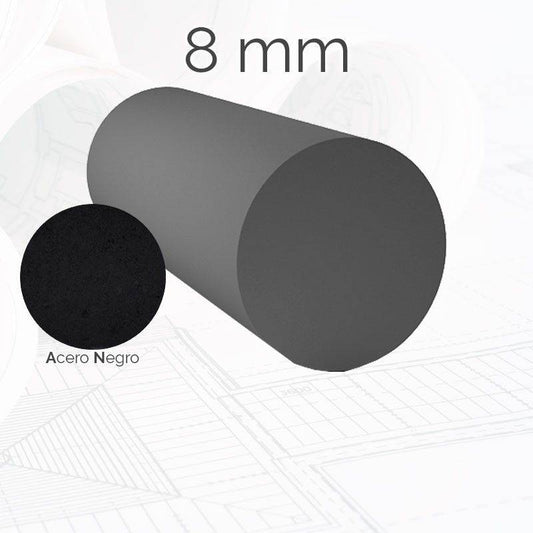 Perfil Redondo Macizo 8 mm X6 Metro - Materiales de Construcción Jurmaq Molina