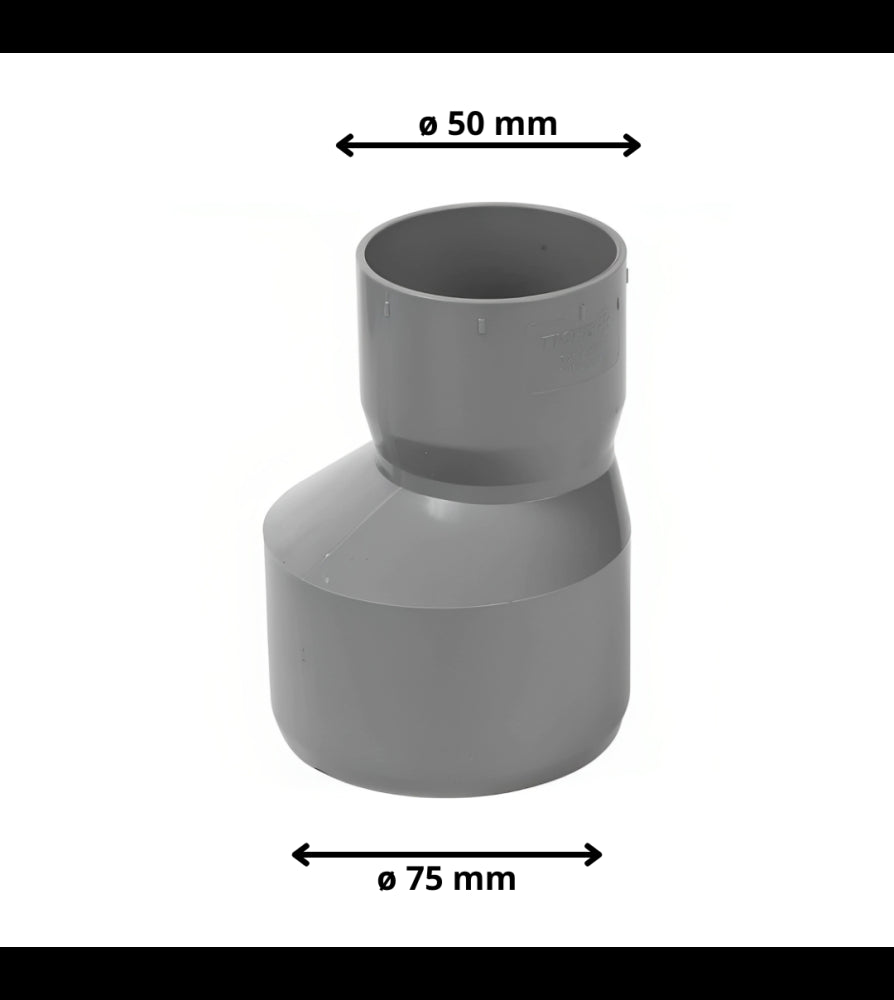Reduccion Sanitaria 75x50 mm - Materiales de Construcción Jurmaq Molina