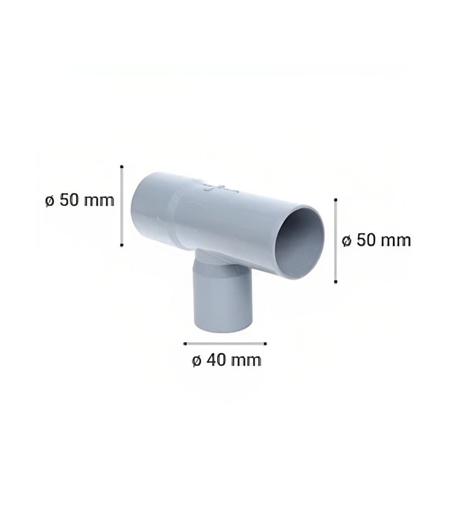 Tee Sanitaria 50x40 mm - Materiales de Construcción Jurmaq Molina