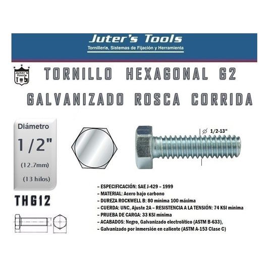 P.Hex G2 Unc 1/2 13/1 - Materiales de Construcción Jurmaq Molina