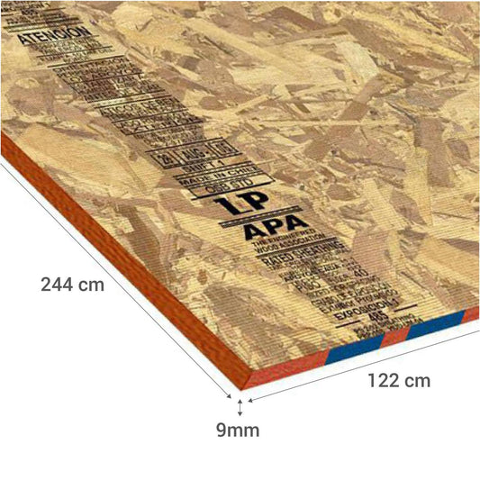 Lp Osb Pais 9.5 mm 122x244 mts - Materiales de Construcción Jurmaq Molina