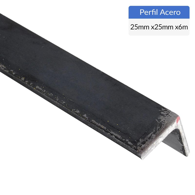 Angulo Laminado 25x25 Espesor 3 mm X 6 mts - Materiales de Construcción Jurmaq Molina