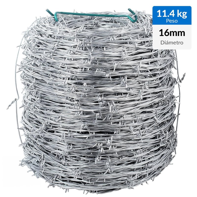 Alambre Puas Alta Resistencia X 275 mts N 16 - Materiales de Construcción Jurmaq Molina